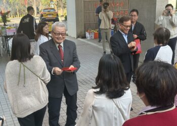 迎接新學期的開始 大葉大學舉行新春開工團拜