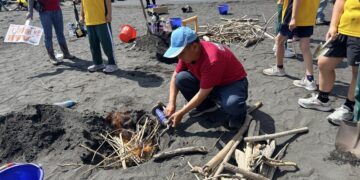 屏東縣師生深化在地海洋素養　150名齊聚佳冬體驗牽罟文化