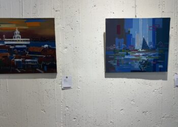 都蘭文創園區春季登場 張信宏油畫個展演繹幾何與自然之美