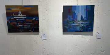 都蘭文創園區春季登場　張信宏油畫個展演繹幾何與自然之美