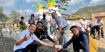 茂管處攜手育幼院與新發居民　於重生的成功吊橋旁共植希望種子