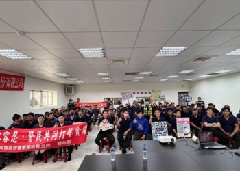 枋警入廠宣導打詐 守護移工權益與安全