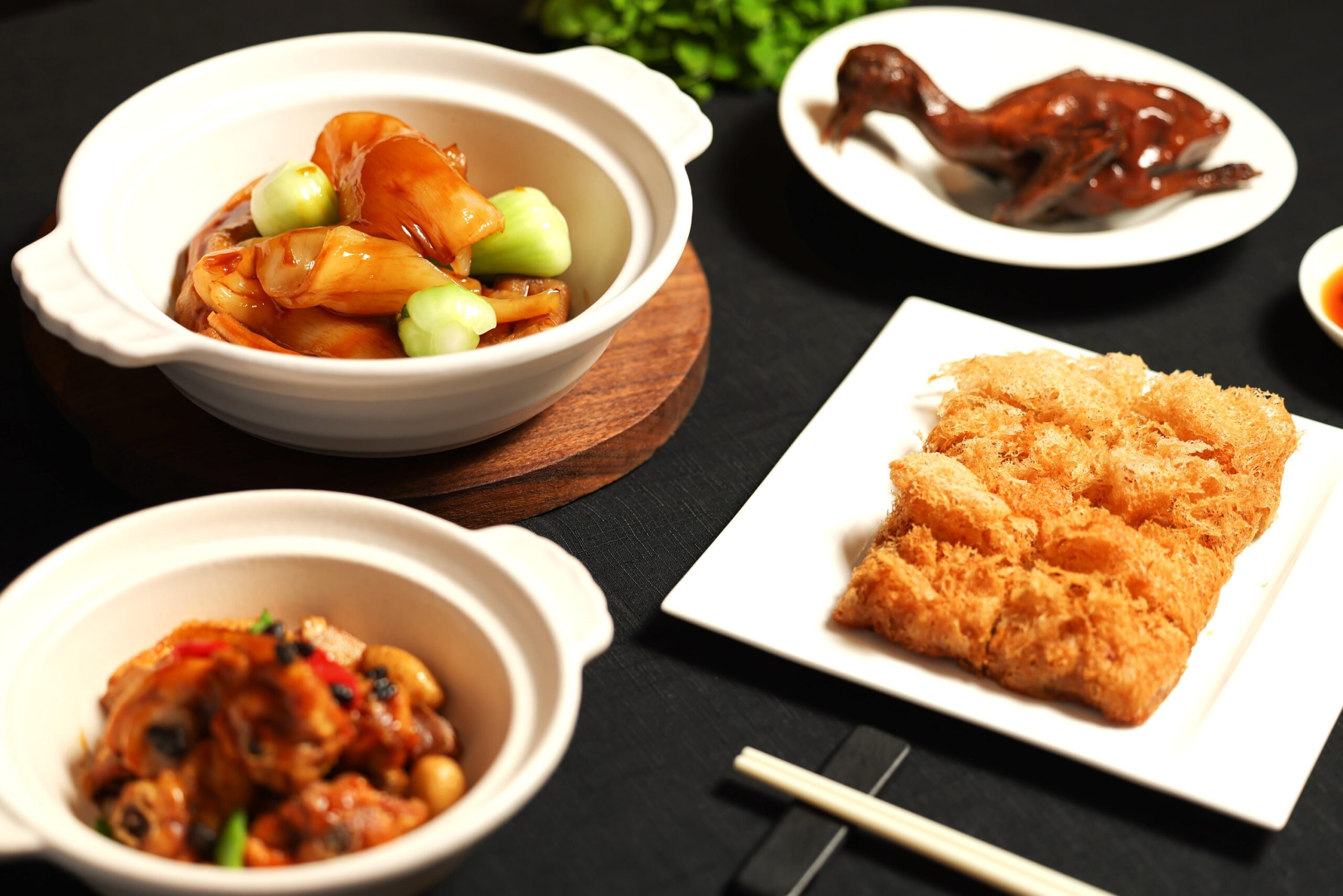 晶華軒「四鳳呈祥」春禽華宴爭艷   太后鴨與鴨箱寶食尚演繹