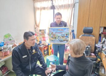 彰化榮服處運用安心御老平台  訪視關懷榮民眷