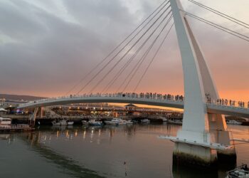 浪漫不打烊！淡水情人橋鋼纜檢查過關     3/27 起恢復通行守護旅人安全