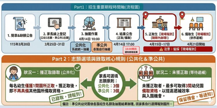 線上登記統一抽籤  臺東縣公共化幼兒園及準公共幼兒園3/25起招生