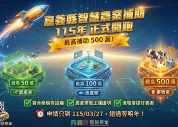 嘉義「未來方舟」啟航　智慧農業補助同步開跑