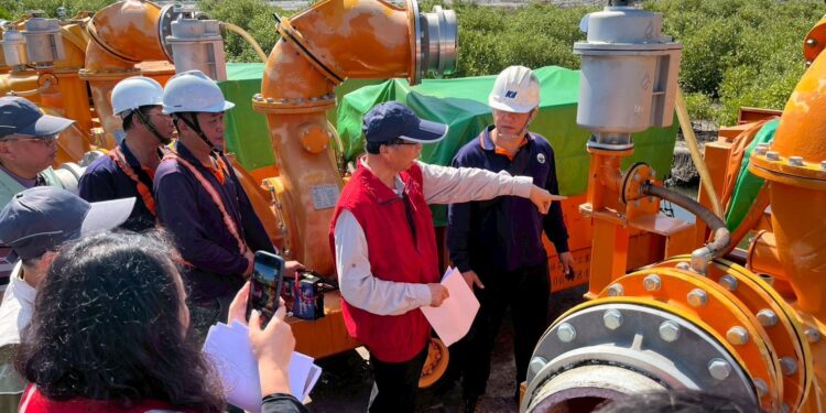 中央會同地方抽查防汛設施　確保抽水設備運作無虞