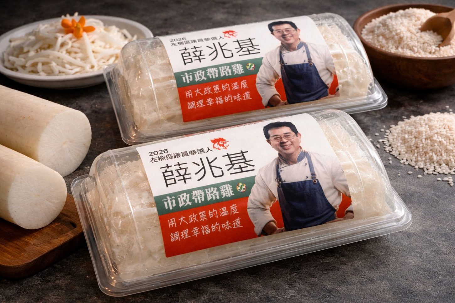 手作蘿蔔糕拚選戰 薛兆基以小額募款串連左楠民意