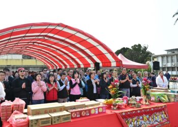 教育建設再提升 埔鹽國中活動中心新建工程盛大動工