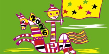 2026關渡平原彩繪稻田盛大揭幕！「策馬揚鞭」六色水稻交織春日最美地景