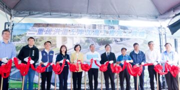 告別強降雨威脅！新北二重疏洪道堤防加高工程落成     侯友宜：構築 200 年防洪韌性