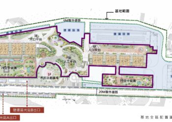 軌道上的綠森林！新北金城機廠聯開大樓都審過關     強化景觀規劃與公共空間