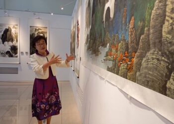 透過筆墨與山川對話　劉玉美水墨創作個展展期到5/3