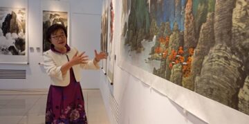 透過筆墨與山川對話 劉玉美水墨創作個展展期到5/3