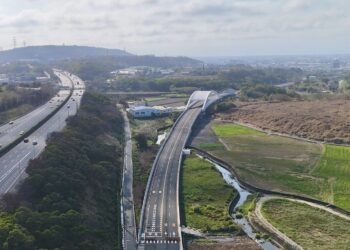 內政部補助逾7億元 台中「甲埔大道」完工! 通車節省30分鐘車程 民眾健走搶先開箱體驗