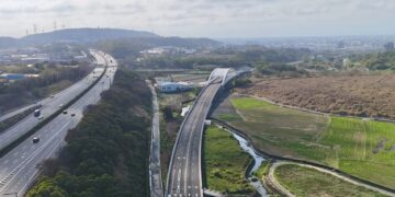 內政部補助逾7億元 台中「甲埔大道」完工！  通車節省30分鐘車程 民眾健走搶先開箱體驗