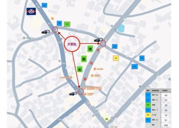 內埔警應處清明連假車潮　六堆客家文化園區