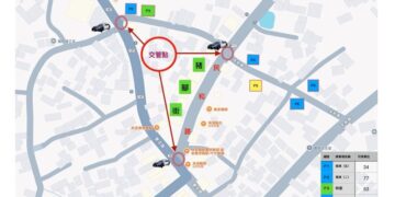 內埔警應處清明連假車潮　六堆客家文化園區