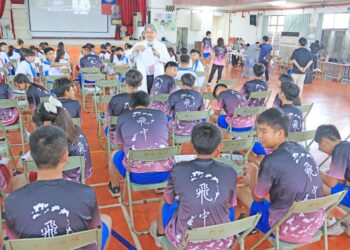 心臟義診走進飛沙國中　伍興營造攜手長庚醫療團隊守護偏鄉學童健康