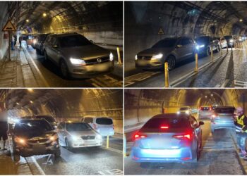 影音/清明連假首日蘇花連環車禍 5車在新澳隧道追撞釀回堵