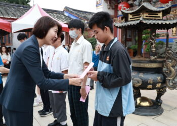 藍田墨香傳愛！書院發放159萬助學金  許淑華讚暖心力量