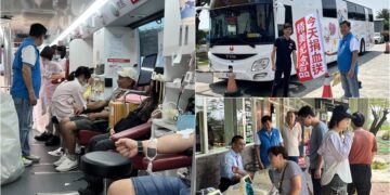 結合環保與公益！全電捐血車+烤雞　為血庫挹注182袋鮮血