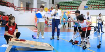 實現運動平權城市　嘉市「適應體育融合運動會」首創布袋球促進共融