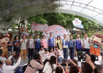 影音/ 賞桐 Give Me Five！2026 桃園桐花祭盛大開幕     主打「兒童版」邀全家桐樂