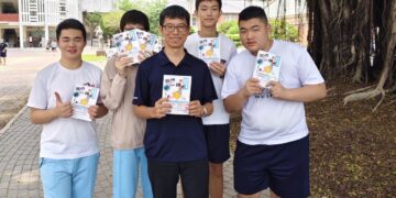 南一中國文老師林皇德和學生李沁玹完成《寫作新一課》　世界閱讀日出版