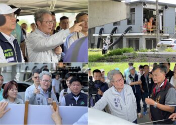 關心地方防汛與交通建設　陳金德視察七賢抽水站與台2庚延伸線