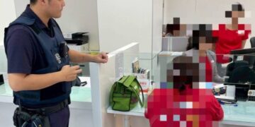 東港警執行路口大執法　提高駕駛停讓守法意識