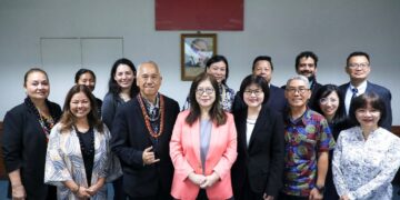 玻里尼西亞航海協會拜會海委會主委管碧玲　期待「大角星號」2027年航抵臺灣原鄉