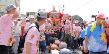 大甲媽祖遶境抵新港迎駕　「善」凝聚萬人信念、同祈平安