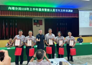 內埔民防中隊常年訓練　強化自我防護及防災協作能力既內埔警訊