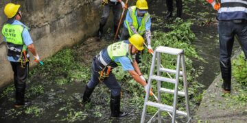 嘉義縣防汛整備升級　雙福村率先清溝示範