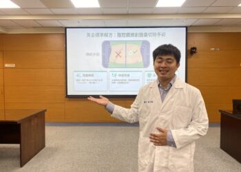 成大醫院蔡宗樵醫師說有三成的膽結石患者會將膽絞痛誤認為胃痛而延誤治療