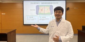 成大醫院蔡宗樵醫師說有三成的膽結石患者會將膽絞痛誤認為胃痛而延誤治療