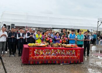 高美濕地「風帆陽光公廁」動工　預計270天後完工