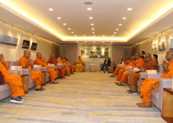 佛法無國界!斯里蘭卡 12 位長老拜會新北市府 攜手宗道法師為重大建設祈福