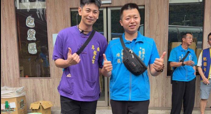 母娘牽線？導演陳毅全程參加大坑慈慧慈惠堂進香　巧遇楊子儀引發騷動