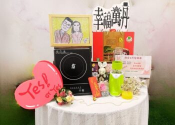 屏縣各戶所設拍照專區　520登記送多項好禮