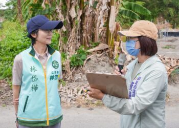 大樹高灘地廢棄物沉痾未解，立委林岱樺、市議員黃飛鳳攜手跨部會會勘限期清運