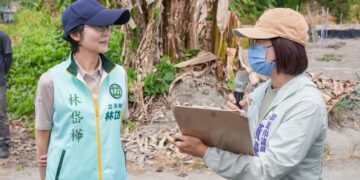 大樹高灘地廢棄物沉痾未解，立委林岱樺、市議員黃飛鳳攜手跨部會會勘限期清運