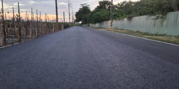 陳明達爭取「屏22線道路改善工程」完工　打造里港安全平坦回家的路
