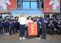嘉義市代表隊迎戰全國身心障礙國民運動會　黃敏惠授旗勉勵勇創佳績