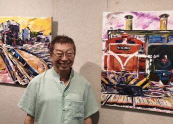 影音/建築師畫家羅榮源《玉山風華》個展  展現跨領域整合的藝術實力