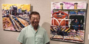 影音/建築師畫家羅榮源《玉山風華》個展  展現跨領域整合的藝術實力