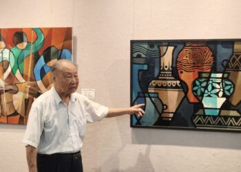 影音/彰化藝術館展出 眼觀心境:郭煥材91創作回顧展