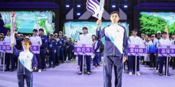 科技破空!115全障運新莊盛大開幕 吳于嫣、鄭竣逸虛實整合點燃聖火